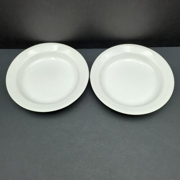 Corelle White Rim Soup Bowls Corning Shallow Soup Cereal Individual Pasta Bowls - Picture 2 of 6